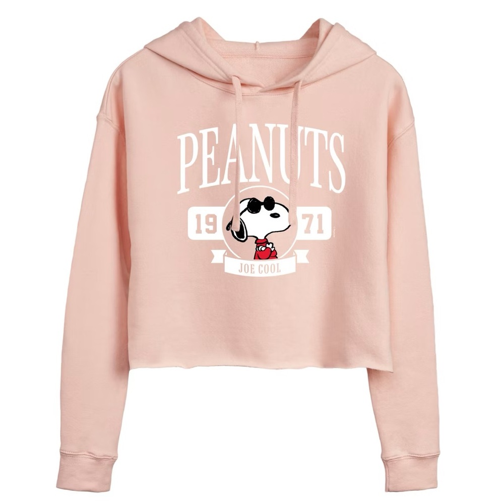 Peanuts Pink Hoodie Sweatshirt